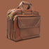 Omrith Genuine Leather Brown Croco Laptop Messenger Bag For Men